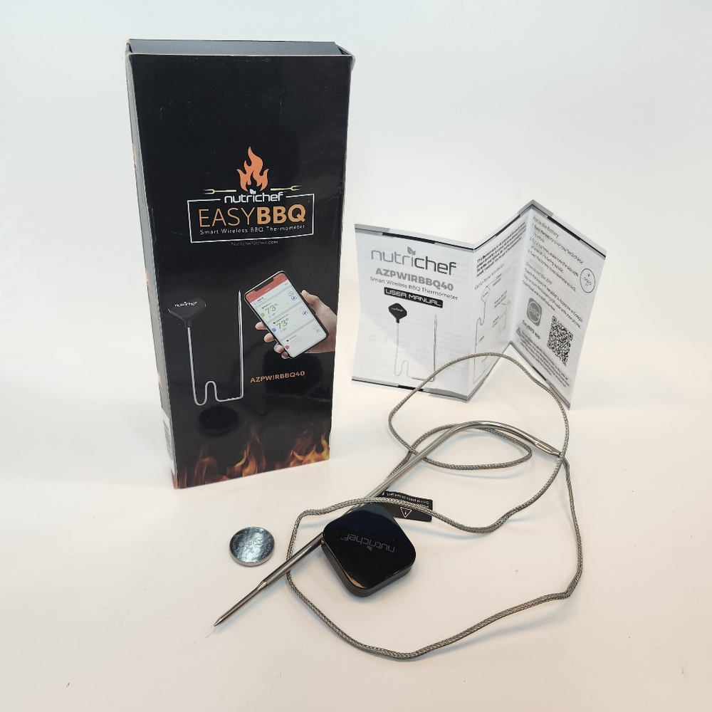 NutriChef Smart Bluetooth BBQ Grill Thermometer